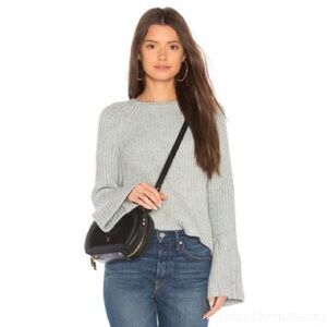 John + Jenn Marlee Sea Mist Blue Sweater Small